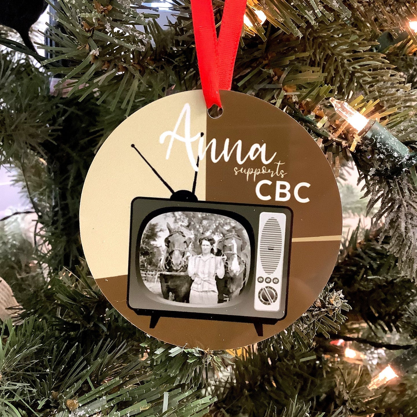 Personalized Aluminum Ornament Double Sided - CBC (1958-1966)