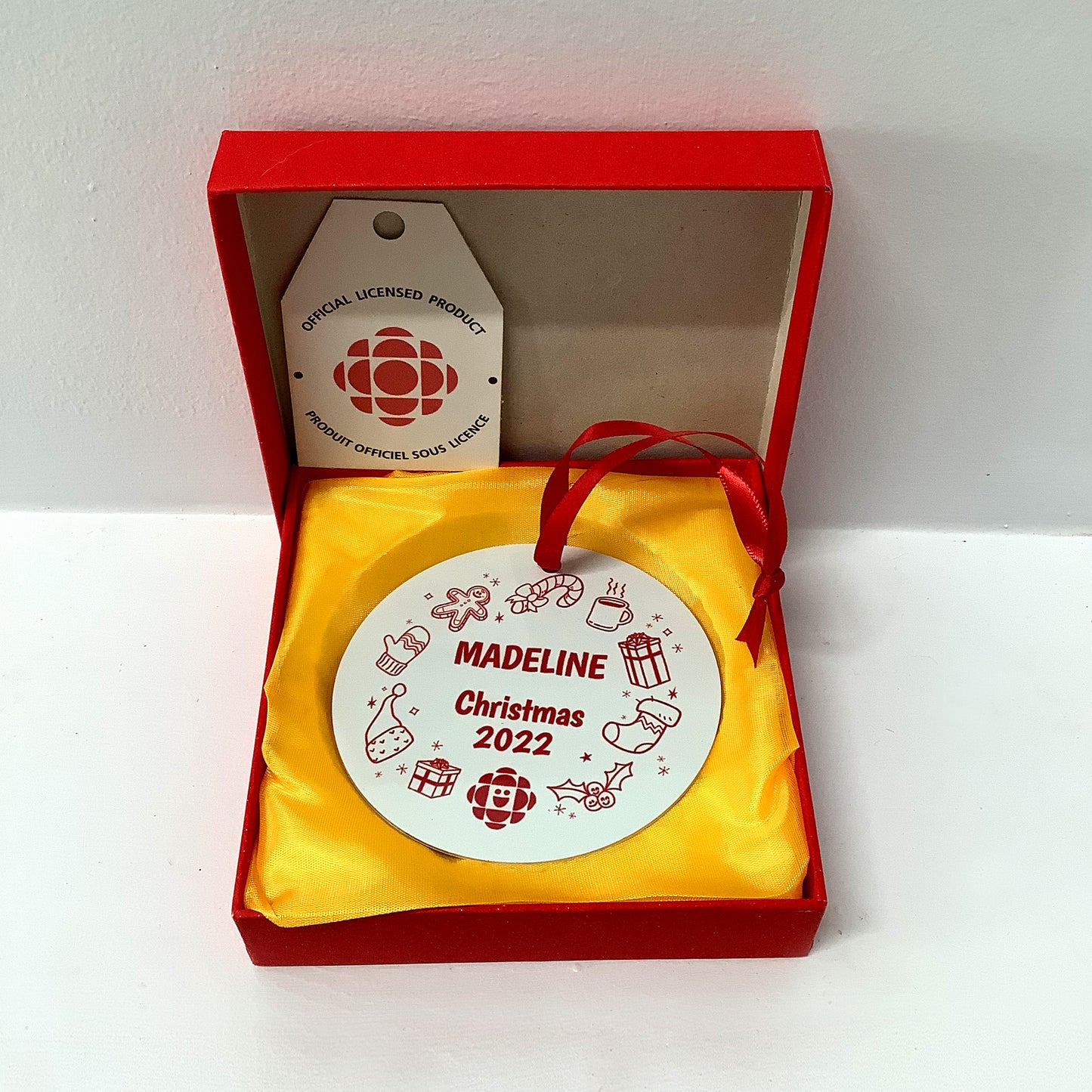 Personalized CBC Kids Ornament | Aluminum Double-Sided Ornament