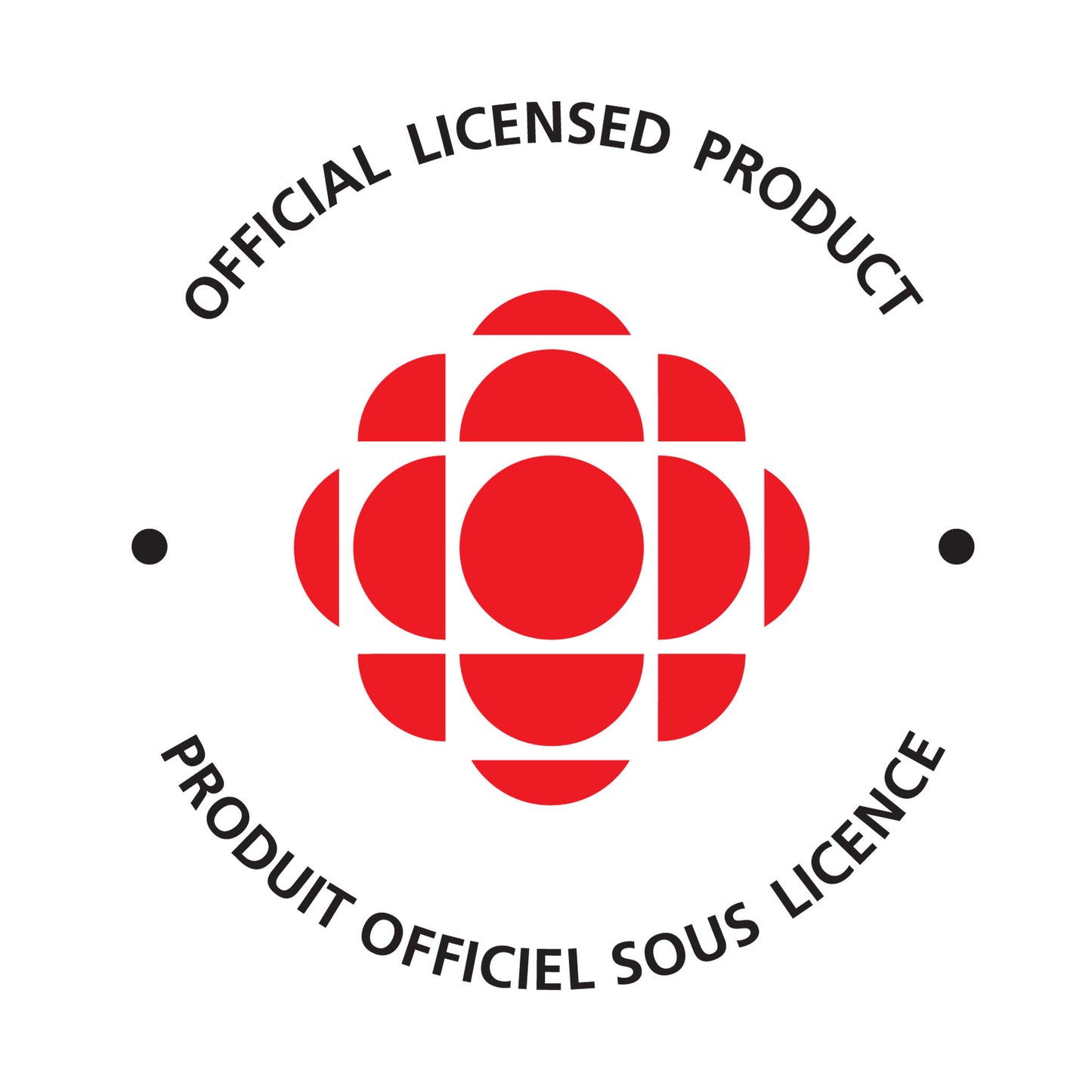 K9 Crystal Ornament - CBC 1974-1986 logo [on Blue Background]