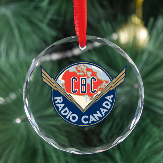 K9 Crystal Ornament - CBC 1940-1958 logo