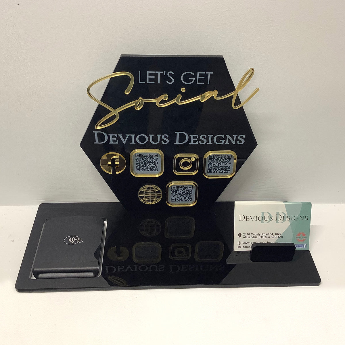 Let's Get Social QR Code Sign – Devious Designs