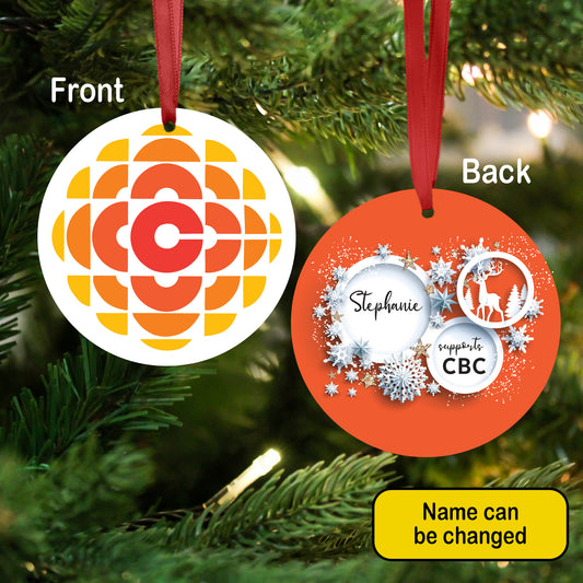 Personalized Aluminum Ornament Double Sided - CBC (1974-1986)