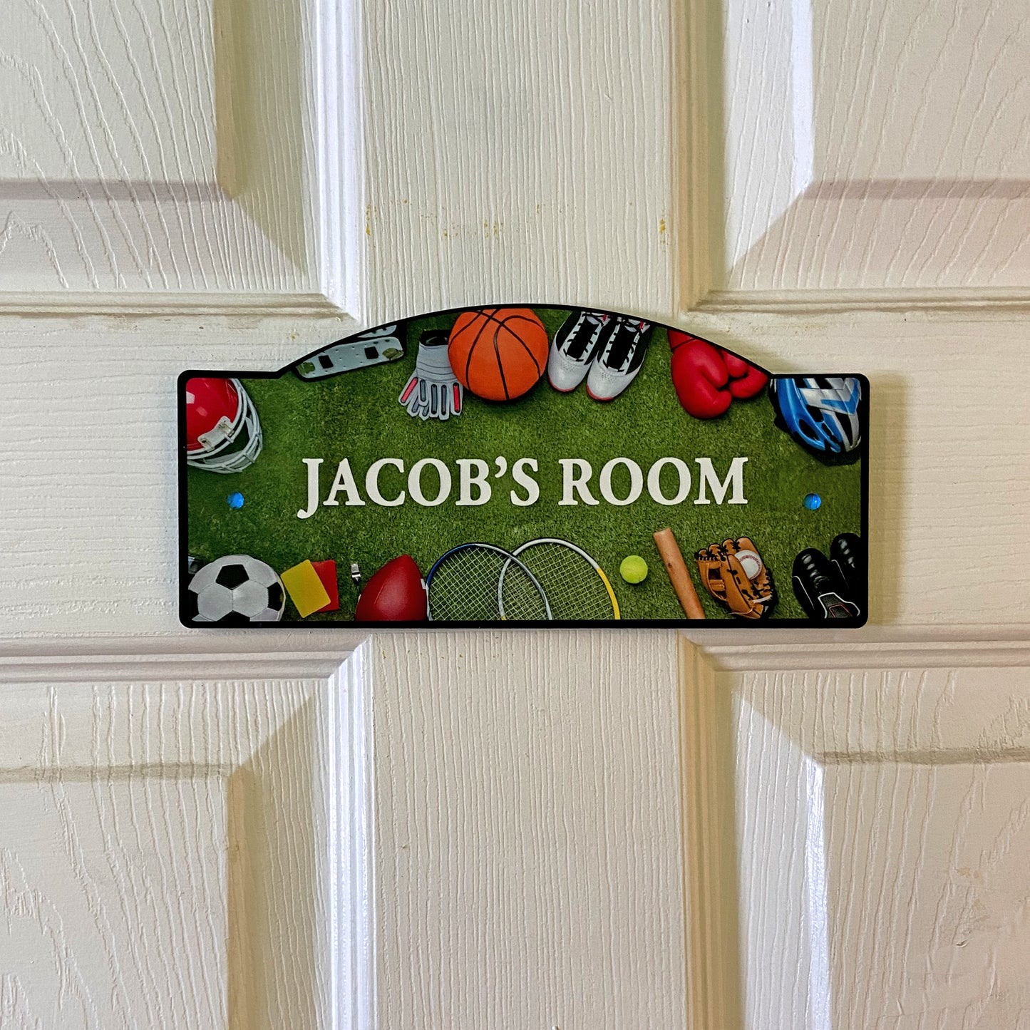 Sports Door Sign | Children Bedroom Door Sign | Personalized Name Sign |  Athlete Sign | Bedroom Plaque | Sport Sign