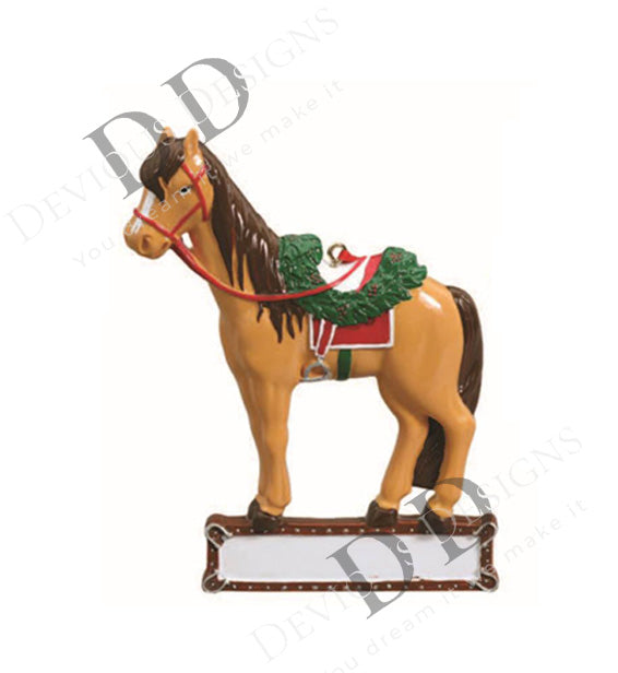 Horse Christmas Ornament