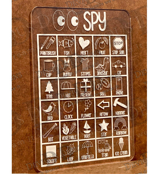 Eye Spy - Dry Erase Board