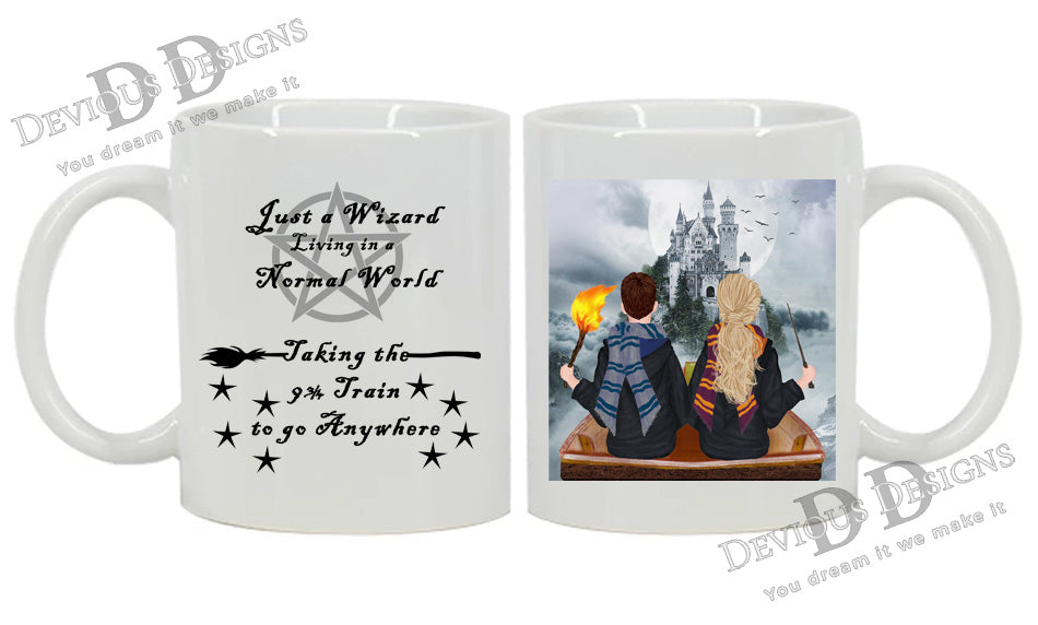 Mug Personalized - Wizard - Boy and Girl - Option2